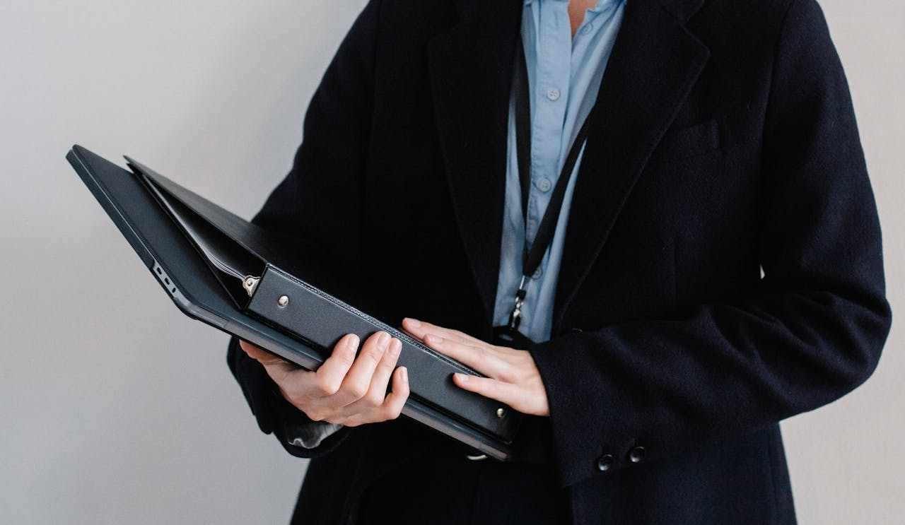 Businesswoman Giving a Financial Presentation